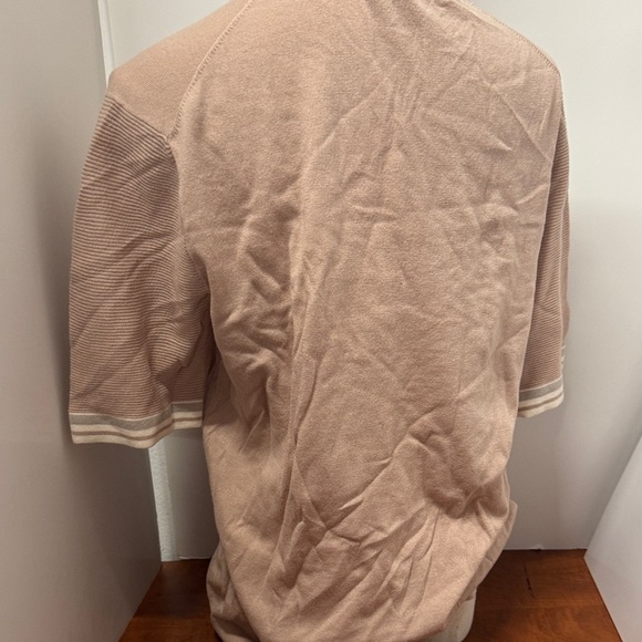 NWT REISS Titan Tipped Crew Neck Top Men’s size Medium - Picture 3 of 3